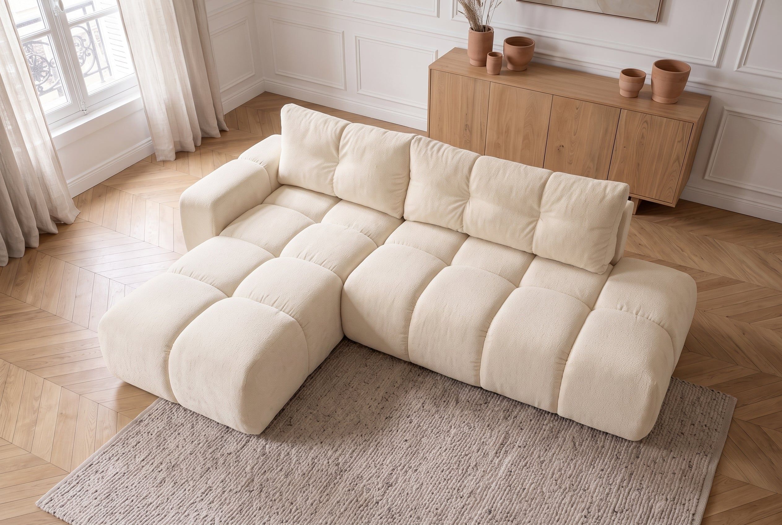 Canapé d'Angle Confort – Chenille