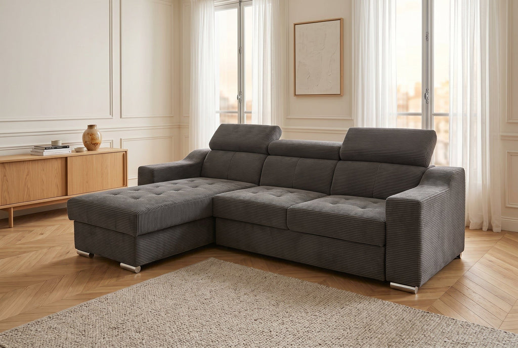 Canapé d'Angle Max – Velours Petit Prix