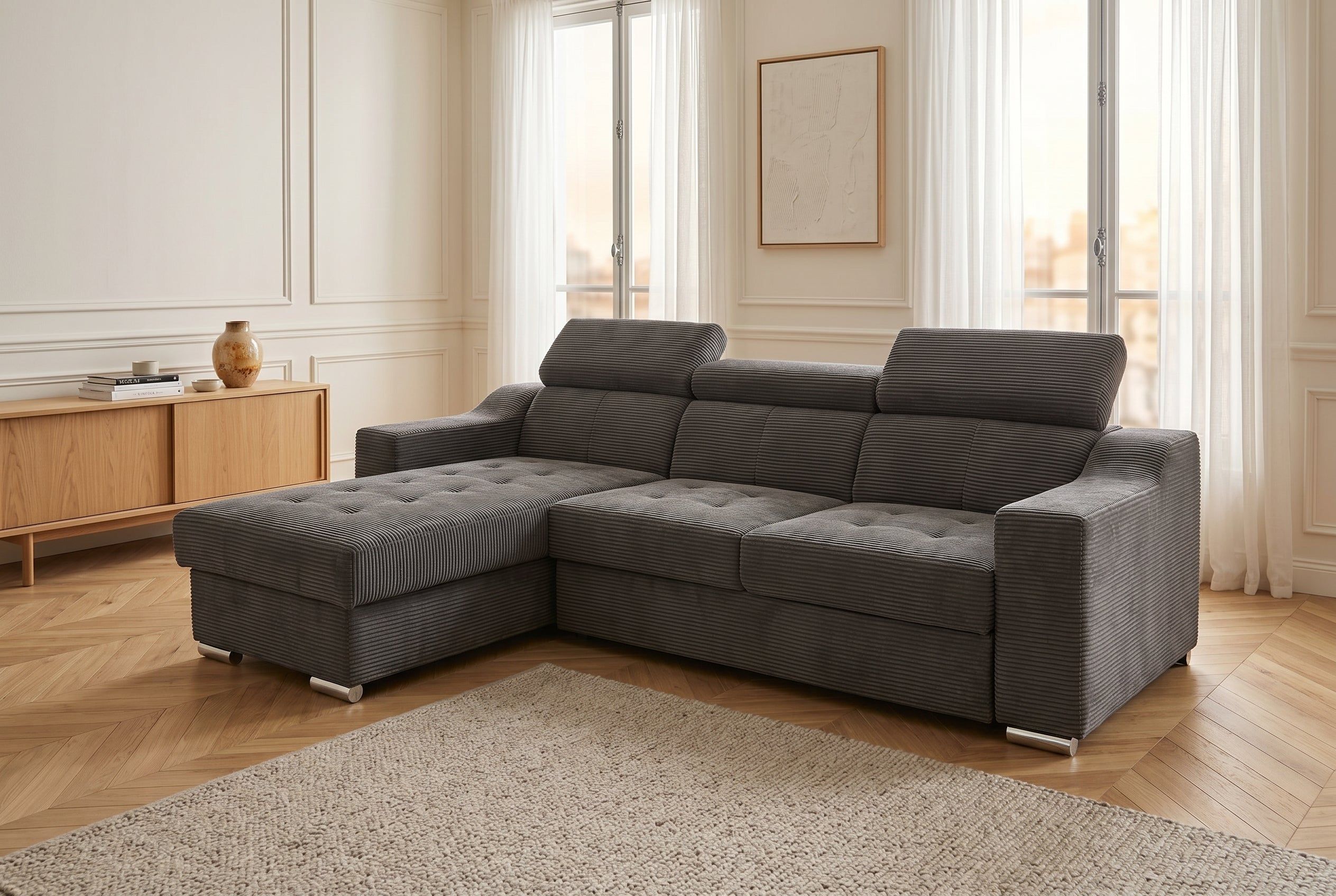Canapé d'Angle Max – Velours Petit Prix