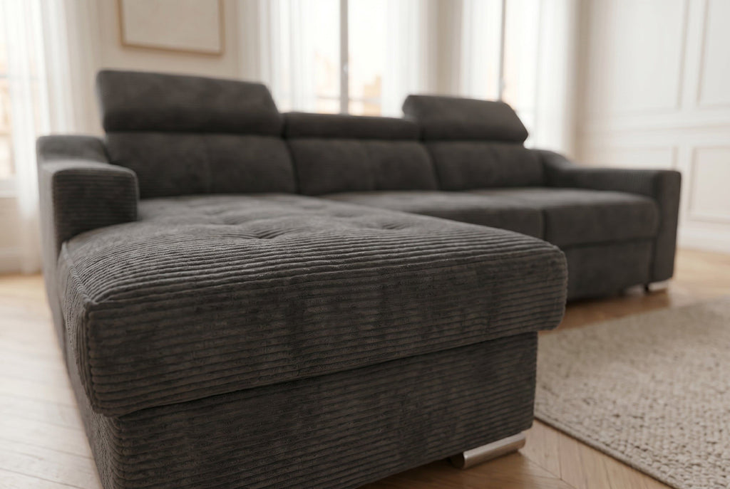 Canapé d'Angle Max – Velours Petit Prix